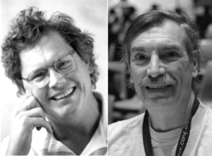 Bill Joy (direita) e Marshall Kirk McKusick - criadores do BSD